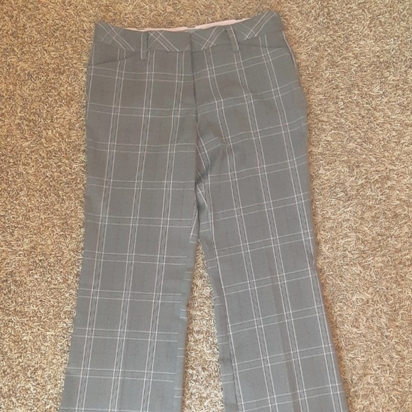 Star City Miranda shades of gray/black/pink,etc. plaid dress pants. - Picture 1 of 11